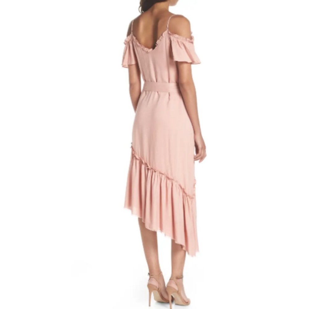 PAIGE Aylin Sleeveless Asymmetrical Ruffle Dress S - Picture 15 of 15